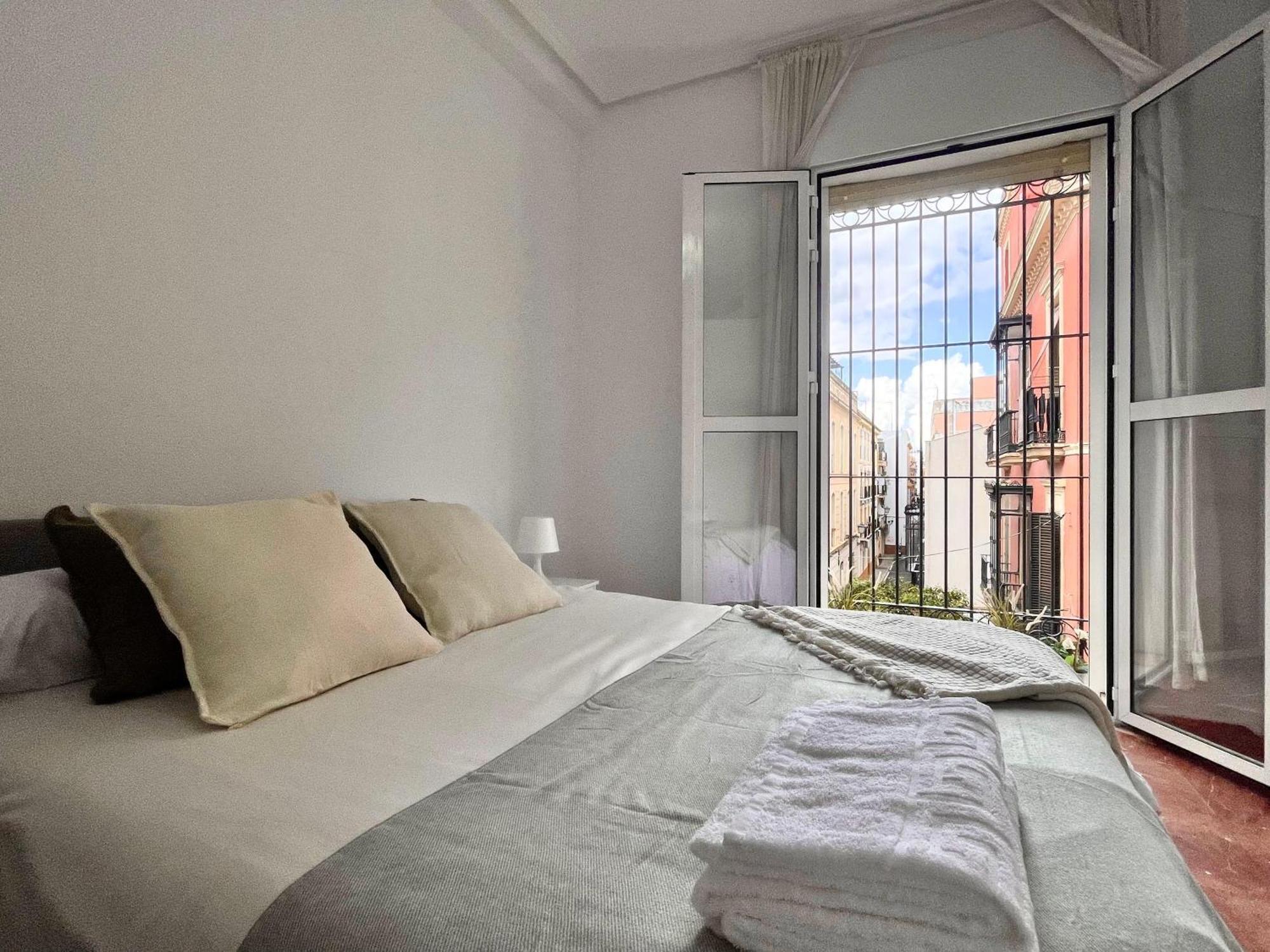 Enorme Y Luminoso 13 Personas Con Balcones En El Corazon De Apartment Seville